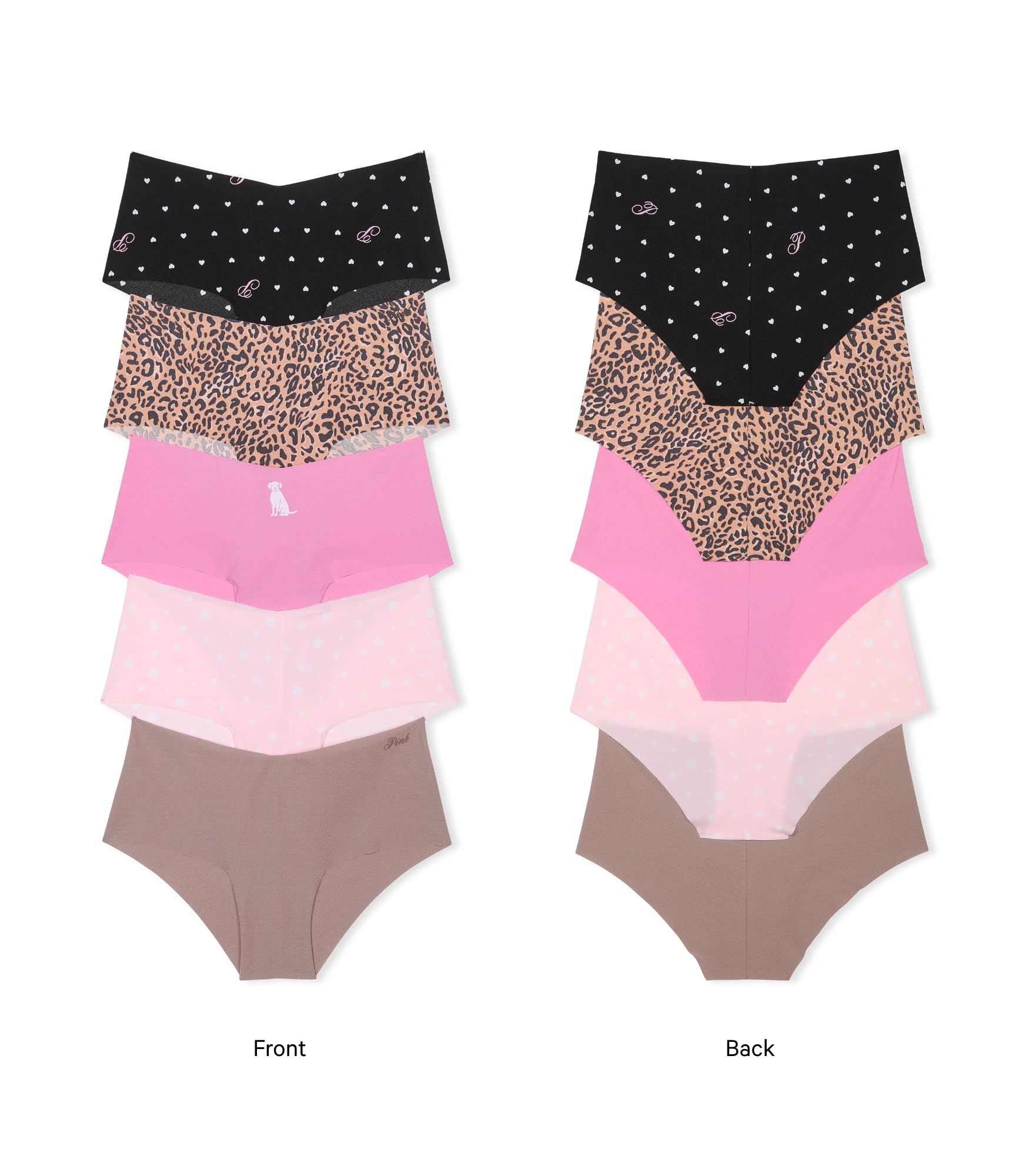 Foto 4 pulgar | Pack De 5 Bragas Victoria's Secret No-show Cheeky - Venta Internacional.