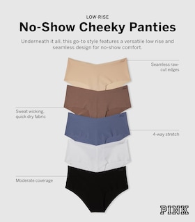Foto 4 | Pack De 5 Bragas Victoria's Secret No-show Cheeky - Venta Internacional.