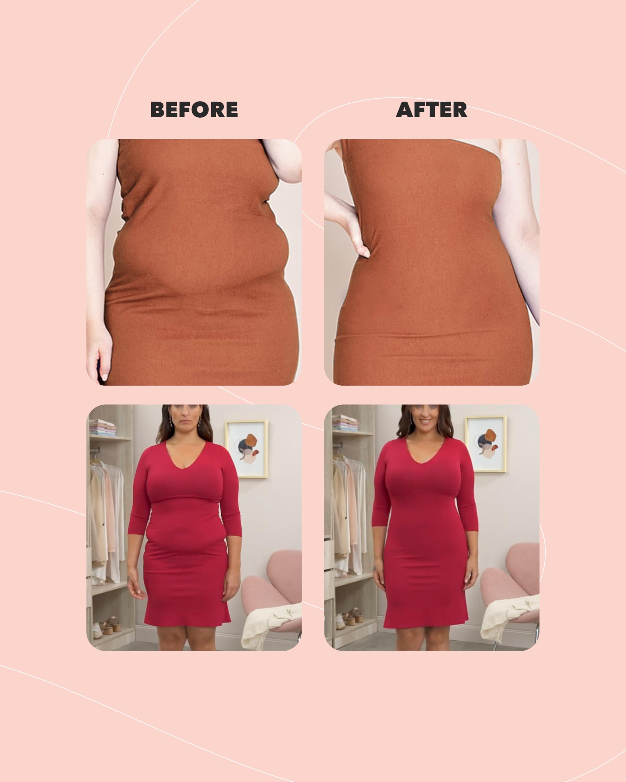 Foto 7 pulgar | Pantalones Cortos Shapewear Shapermint De Cintura Alta Para Mujer - Venta Internacional.