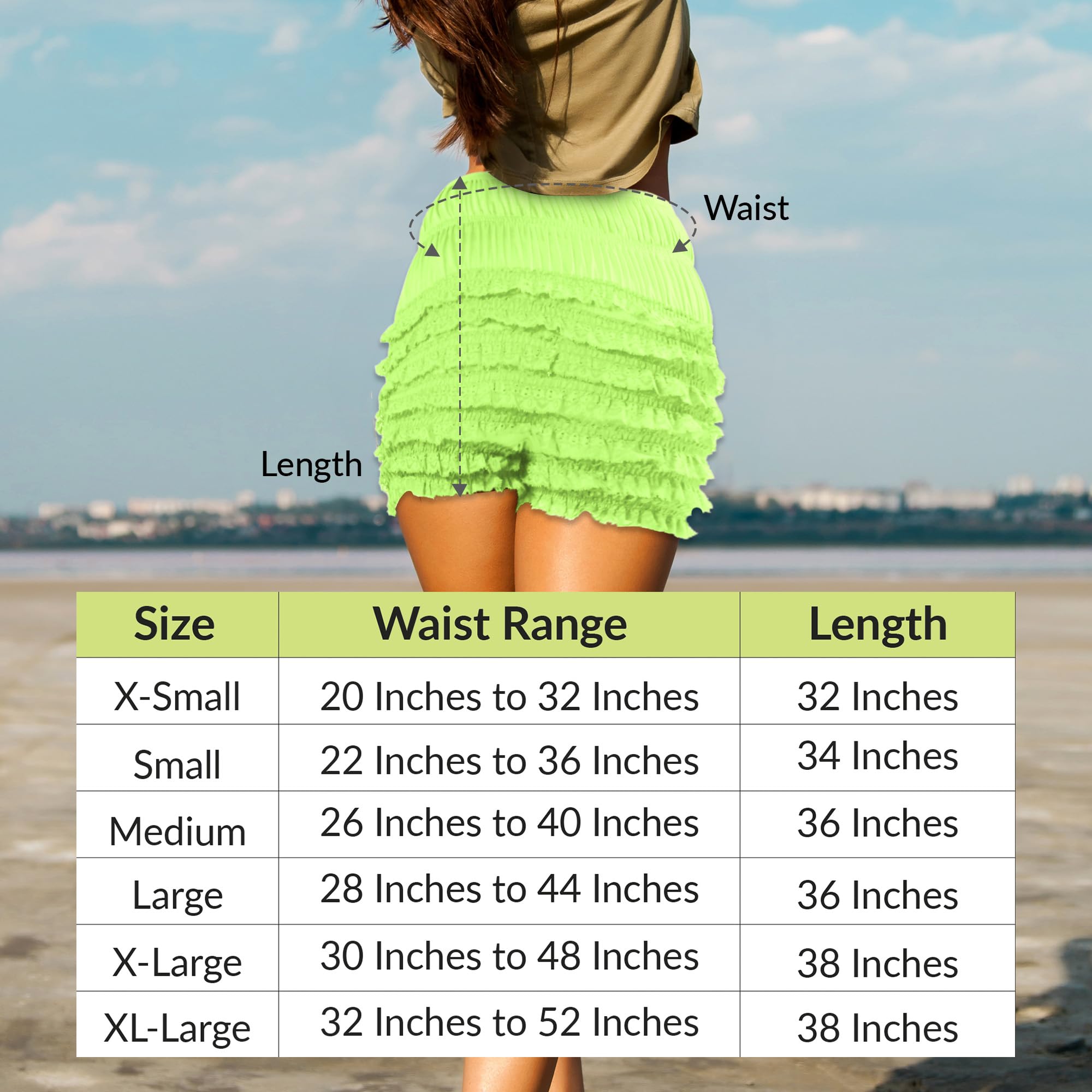 Foto 4 pulgar | Bragas Con Volantes Tanga Dance Bloomers Malco Modes Lisa Apple - Venta Internacional.