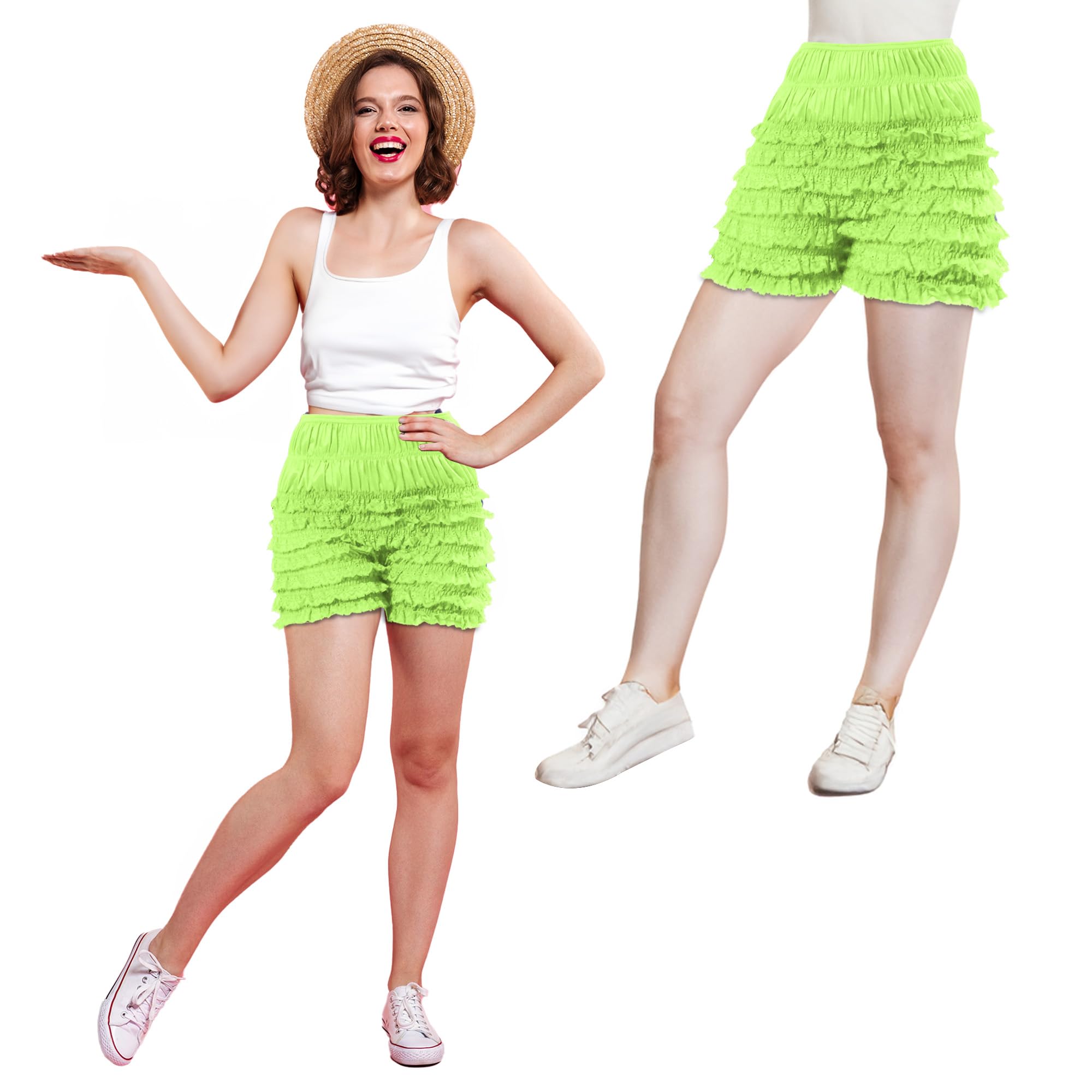 Foto 6 pulgar | Bragas Con Volantes Tanga Dance Bloomers Malco Modes Lisa Apple - Venta Internacional.