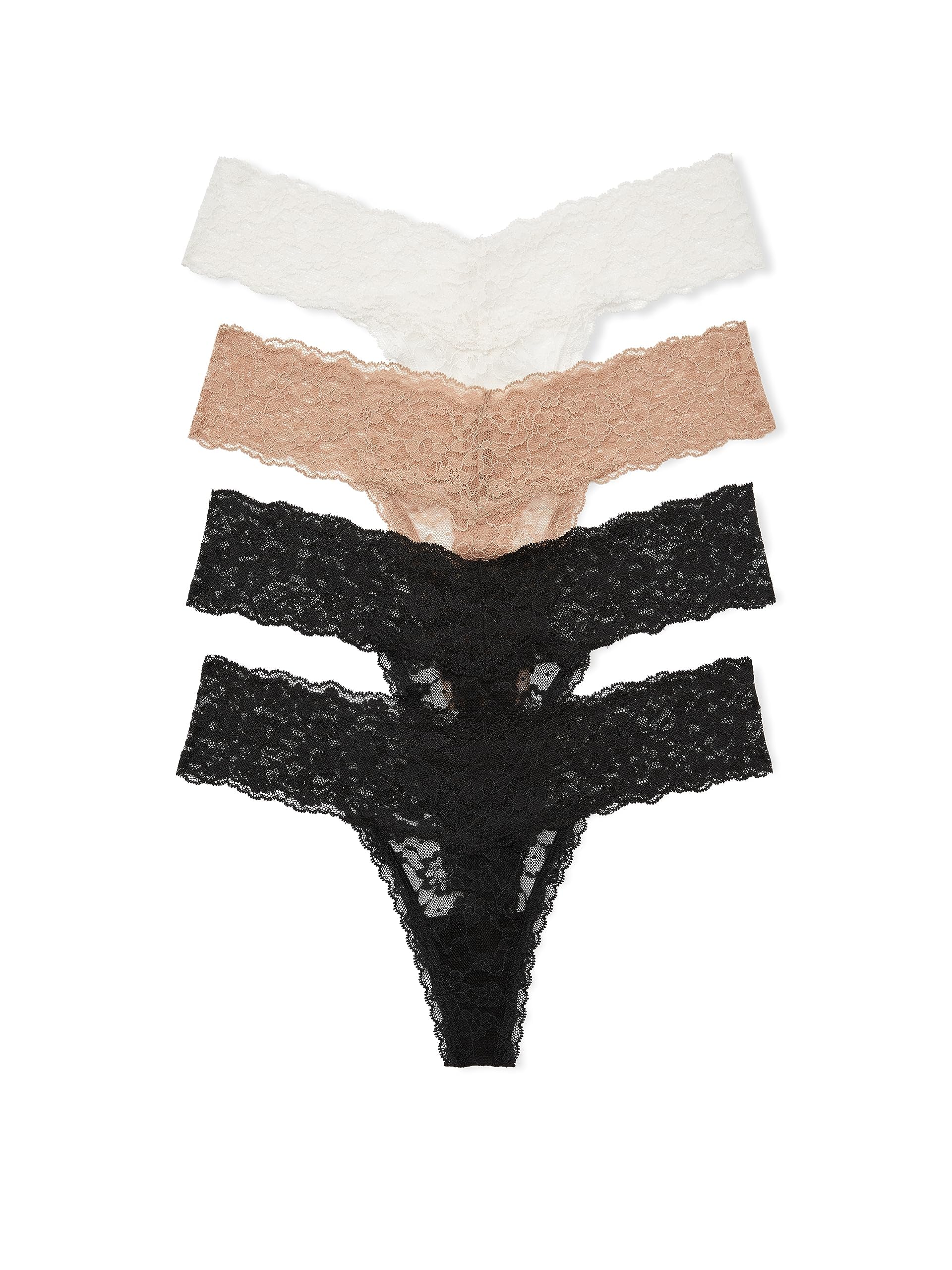 Foto 2 pulgar | Tanga Victoria's Secret Lace Supersoft Para Mujer - Venta Internacional.