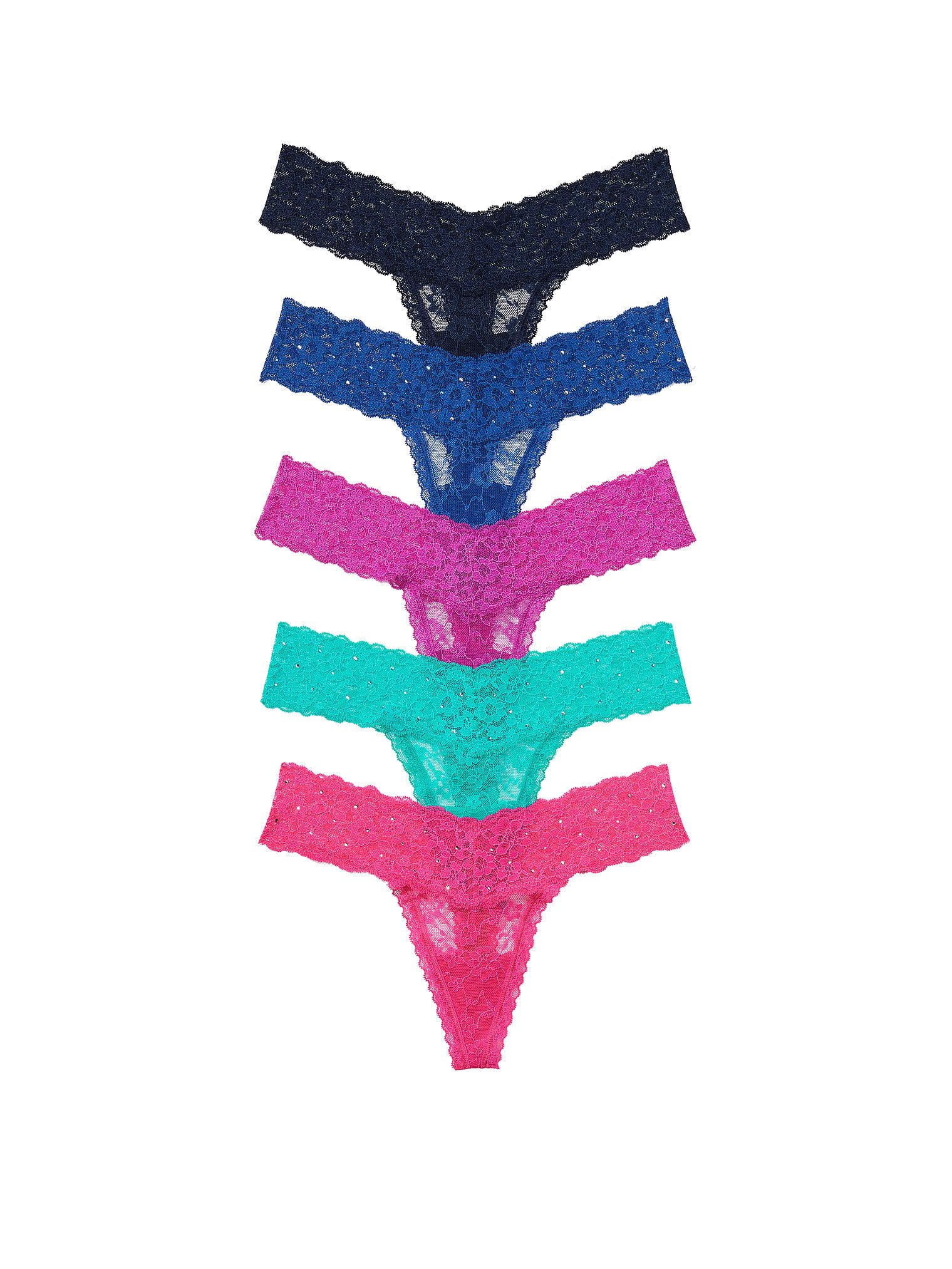 Foto 2 pulgar | Tanga Victoria's Secret Festival Rhinestone (l) X5 - Venta Internacional.
