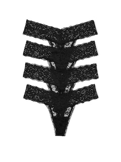 Foto 1 | Tanga Victoria's Secret Lace Para Mujer (m), Paquete De 4 - Venta Internacional.