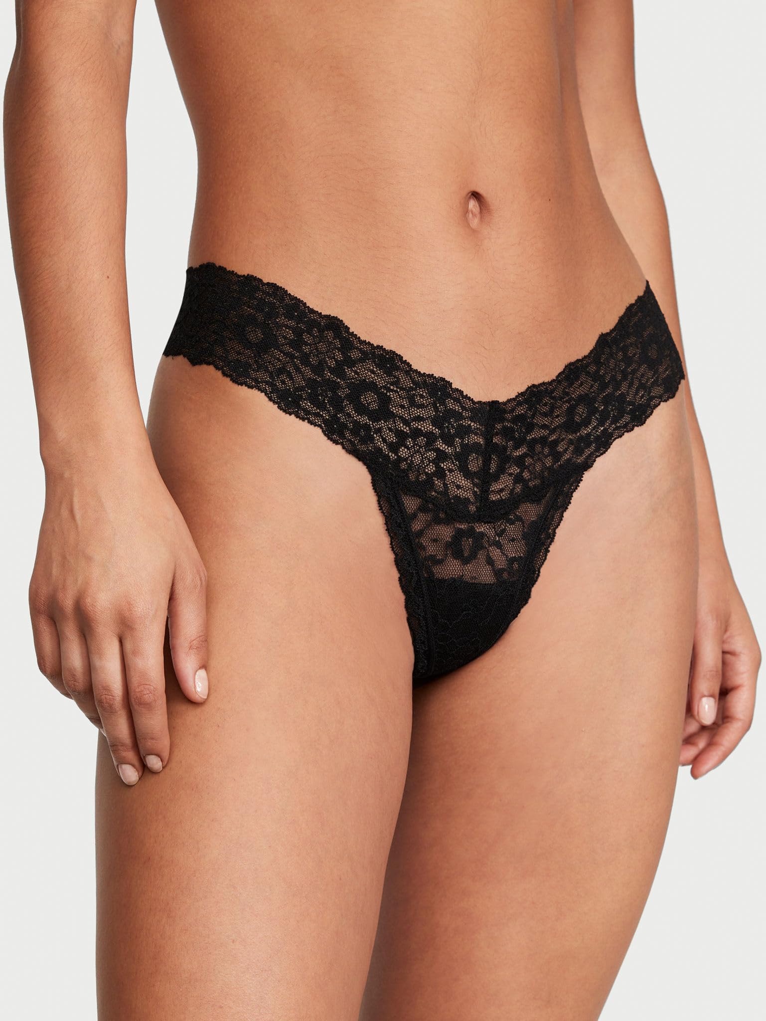 Foto 3 pulgar | Tanga Victoria's Secret Lace Para Mujer (m), Paquete De 4 - Venta Internacional.