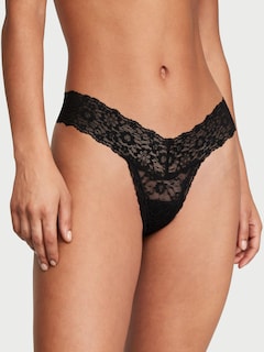 Foto 2 | Tanga Victoria's Secret Lace Para Mujer (m), Paquete De 4 - Venta Internacional.