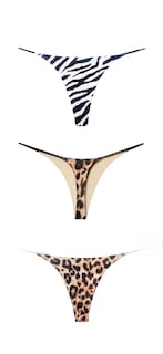 Foto 1 | Pack De 3 Tangas Xtellar En Algodón Para Mujer Ropa Interior Sexy Sin Costuras