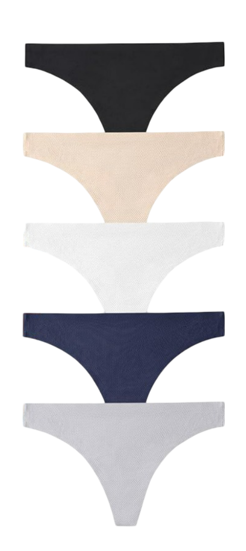 Foto 2 pulgar | Xtellar Ropa Interior Para Mujer: Tangas De Lencería Modernas  Sin Costuras  Pack De 5  Suavidad Y Flexibilidad Ini