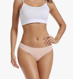 Foto 2 | Xtellar Ropa Interior Para Mujer: Tangas De Lencería Modernas Sin Costuras Pack De 5 Suavidad Y Flexibilidad Ini