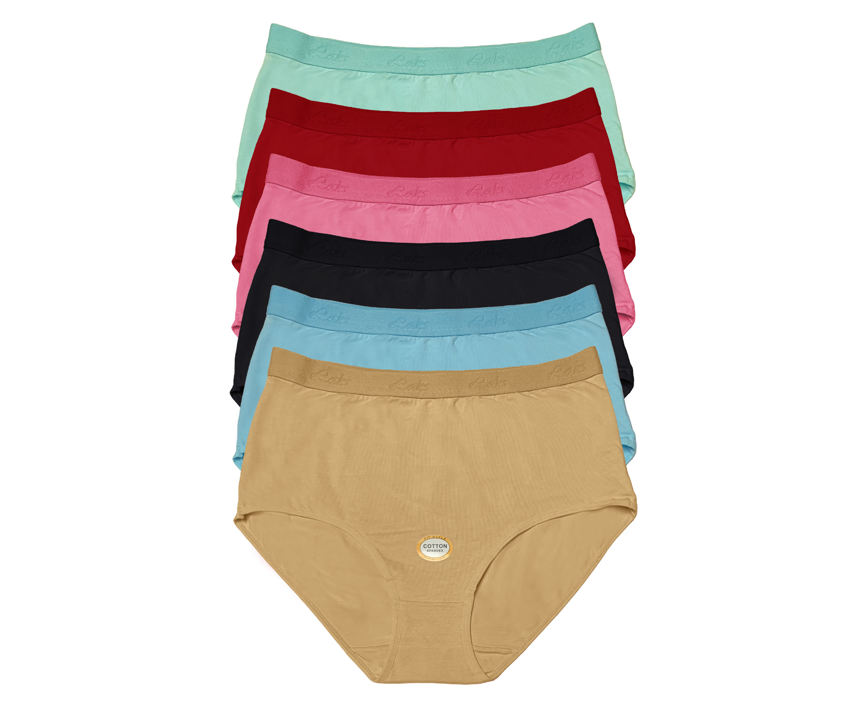 Pantaletas Tatys Fashion 6 Piezas para Mujer