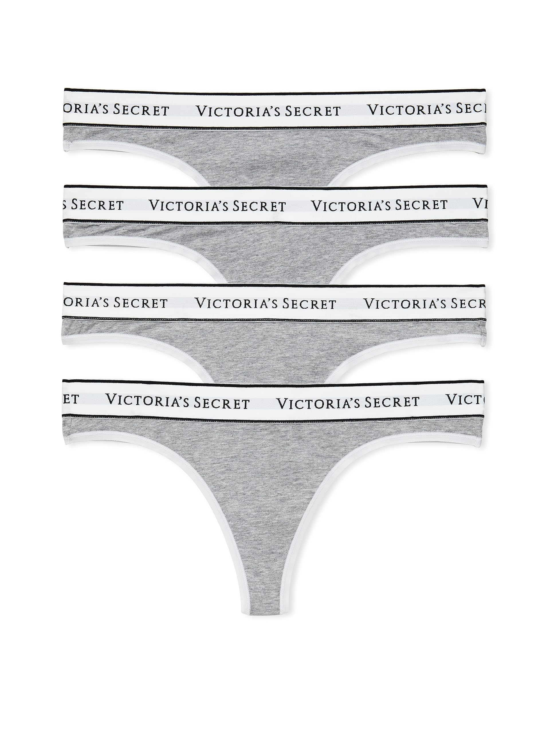 Foto 2 pulgar | Tanga De Algodón Con El Logotipo De Victoria's Secret, Paquete De 4 Unidades, Para Mujer - Venta Internacional.