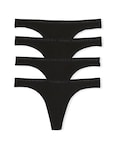 Pack De Tanga Victoria's Secret De Algodón Para Mujer, Paquete De 4 - Venta Internacional.