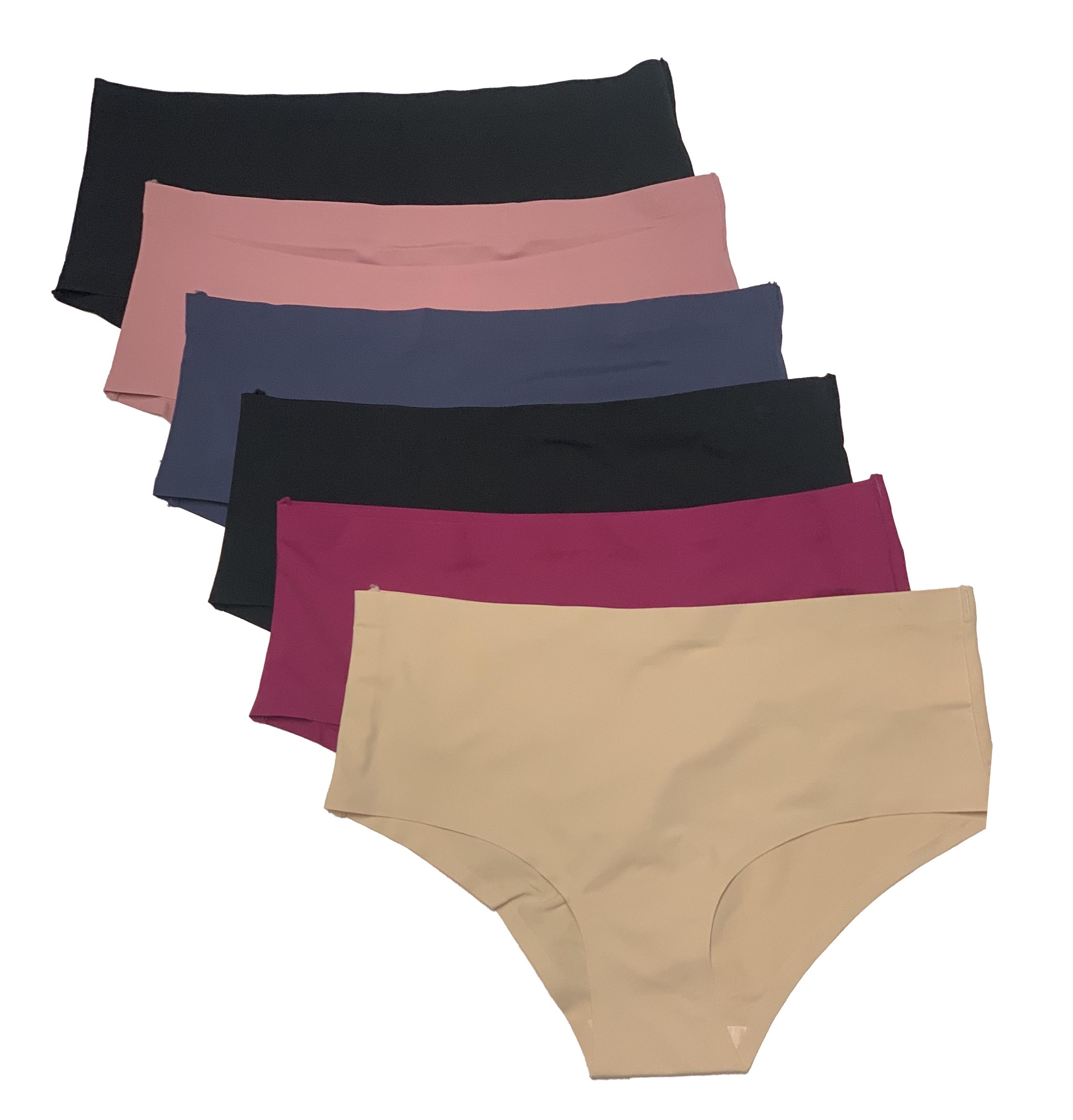 Foto 3 pulgar | Paquete 6 Pantaletas Invisibles Sin Costuras Corte Láser Pack Multicolor