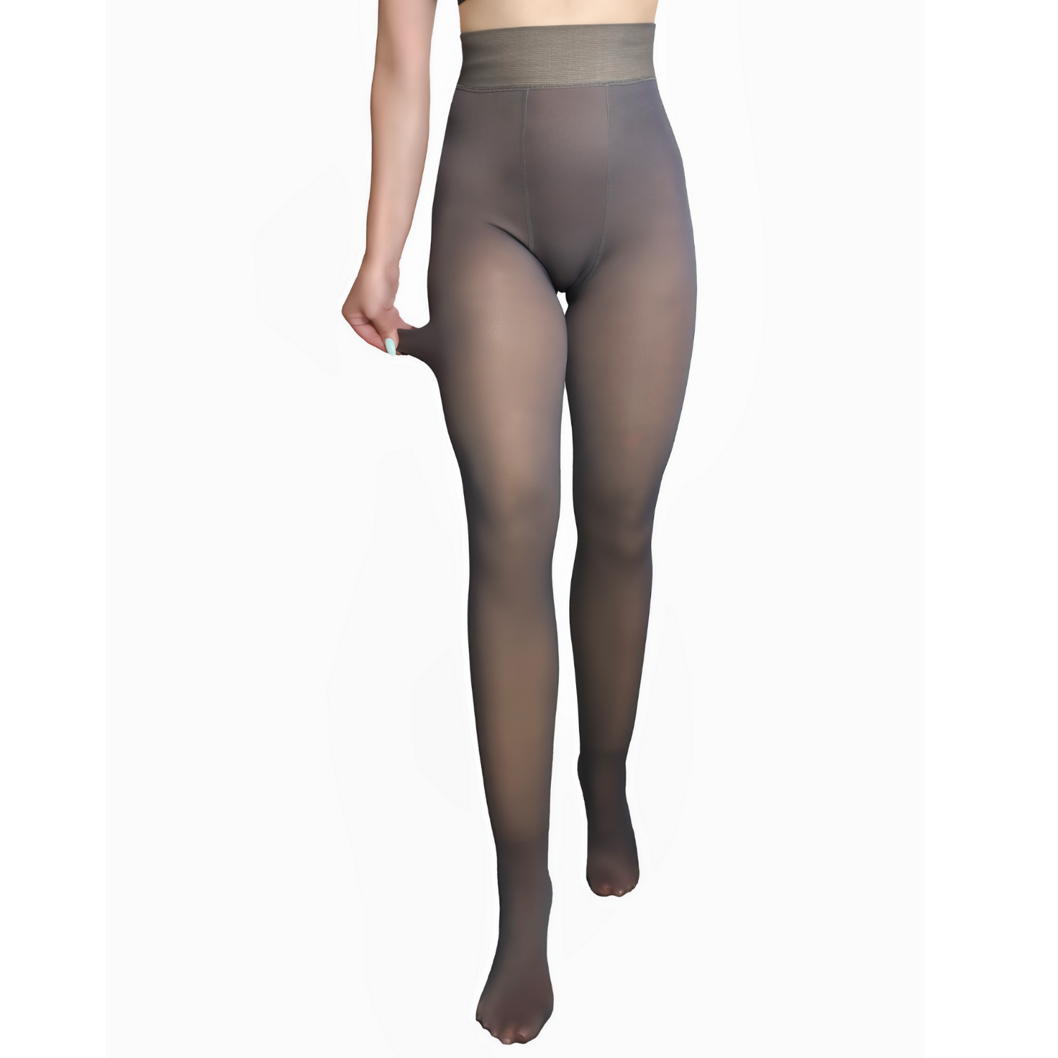 Foto 1 | Pantimedias Termicas De Mujer Panty-1001 Gris Afelpados