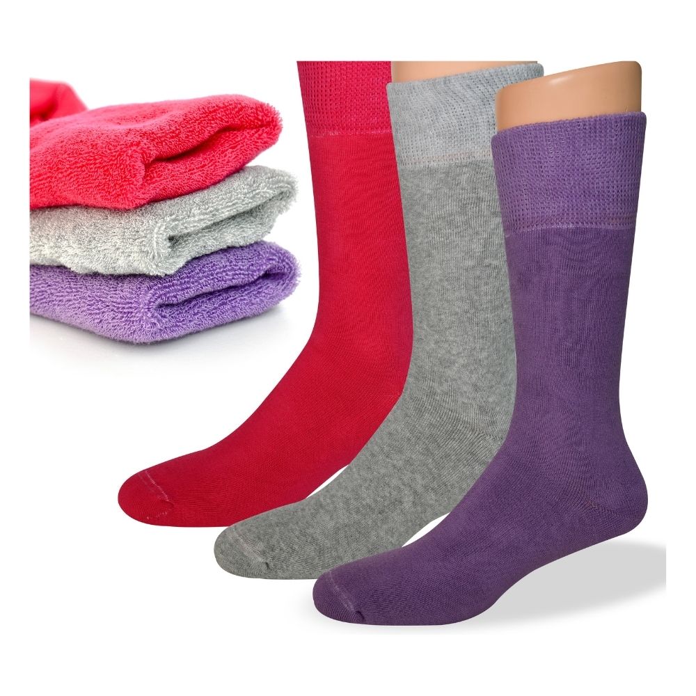 Calcetín Térmico Specialized Socks de Algodón 3 Pares Multicolor para Mujer