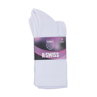 Foto 1 | Calcetas K-swiss 3 Pack Blancas