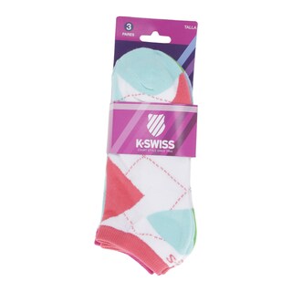 Foto 4 | Paquete de 3 Tines Deportivos K-swiss Ks-408 para Mujer