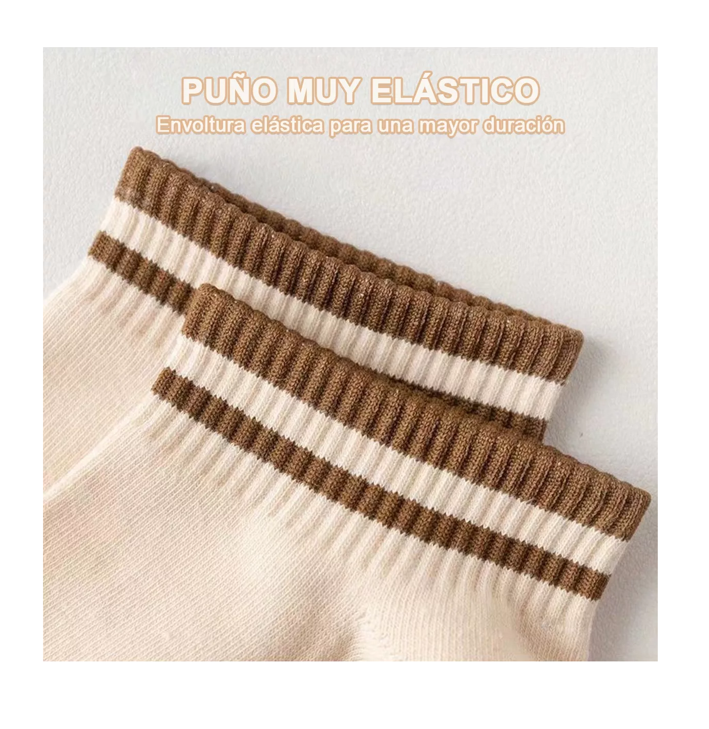 Foto 3 pulgar | Calcetines Transpirables Alta Calidad 5 Pares Para Mujer Color: Estilo 1