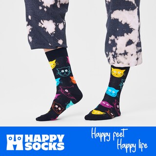 Foto 6 | Calcetines Happy Socks Diseño Gatitos Unisex