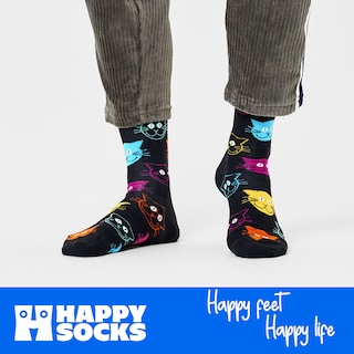 Foto 7 | Calcetines Happy Socks Diseño Gatitos Unisex