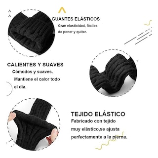 Foto 2 | Calentadores Para Mujer Piernas Invierno Para Dama 2 Pares Eo Safe Imports Esi-19687 Multicolor