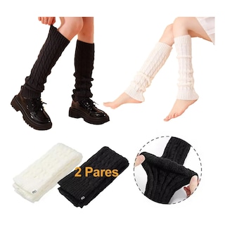 Foto 4 | Calentadores Para Mujer Piernas Invierno Para Dama 2 Pares Eo Safe Imports Esi-19687 Multicolor