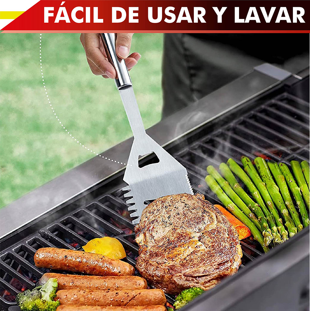 Foto 7 pulgar | Utensilios para Barbacoa Rd Royal Cook 10 pz de Acero Inoxidable