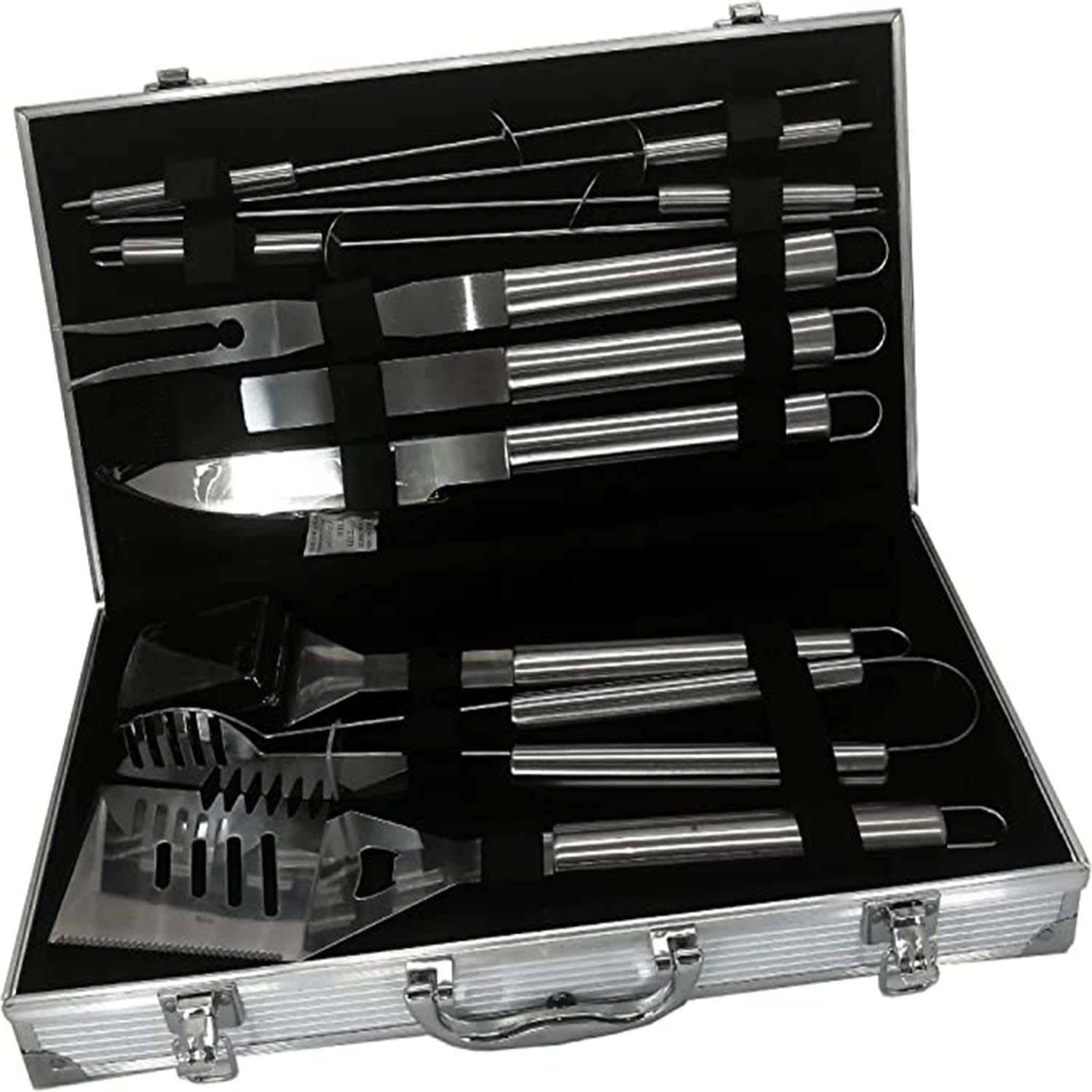 Foto 1 | Juego de 10 Utensilios para Asador Chic Fantasy con Maletín de Acero Inoxidable