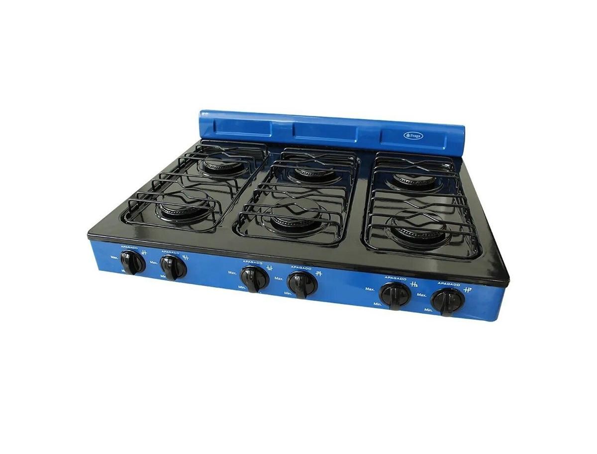 Foto 4 pulgar | Parrilla de Gas 6 Quemadores Fraga P330