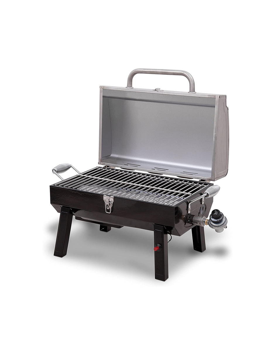 Foto 2 | Parrilla Portátil Gas Propano Char-Broil 465640214 color Gris 1 Quemador de Acero Inoxidable