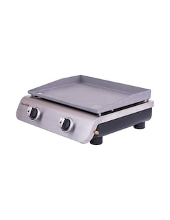 Foto 2 | Plancha de Mesa Char-Broil 19952085 color Plata a Gas 2 Quemadores Patas Ajustables