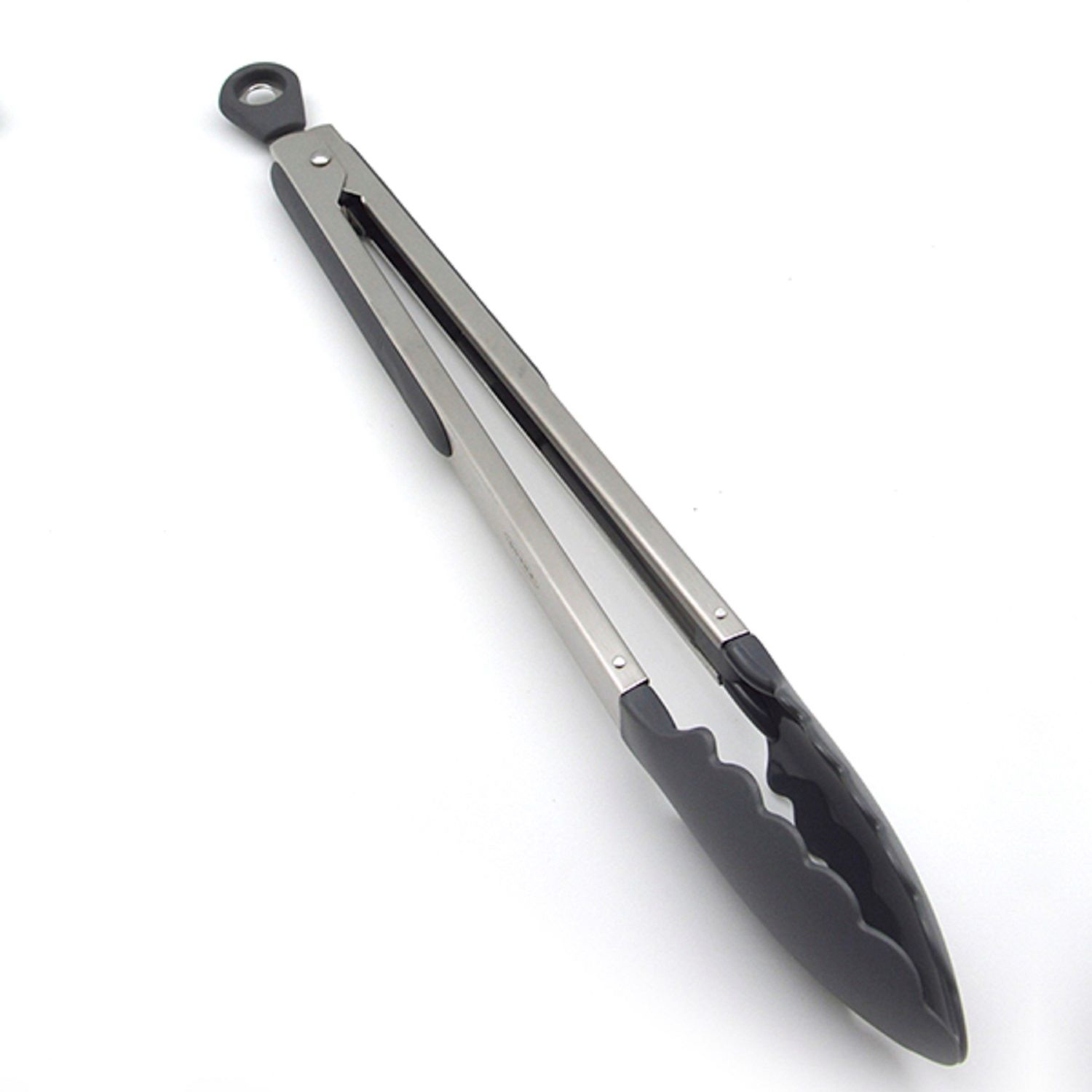 Pinza Press Premium Servir 30 Cm Acero Inoxidable Con Puntas Antiadherente