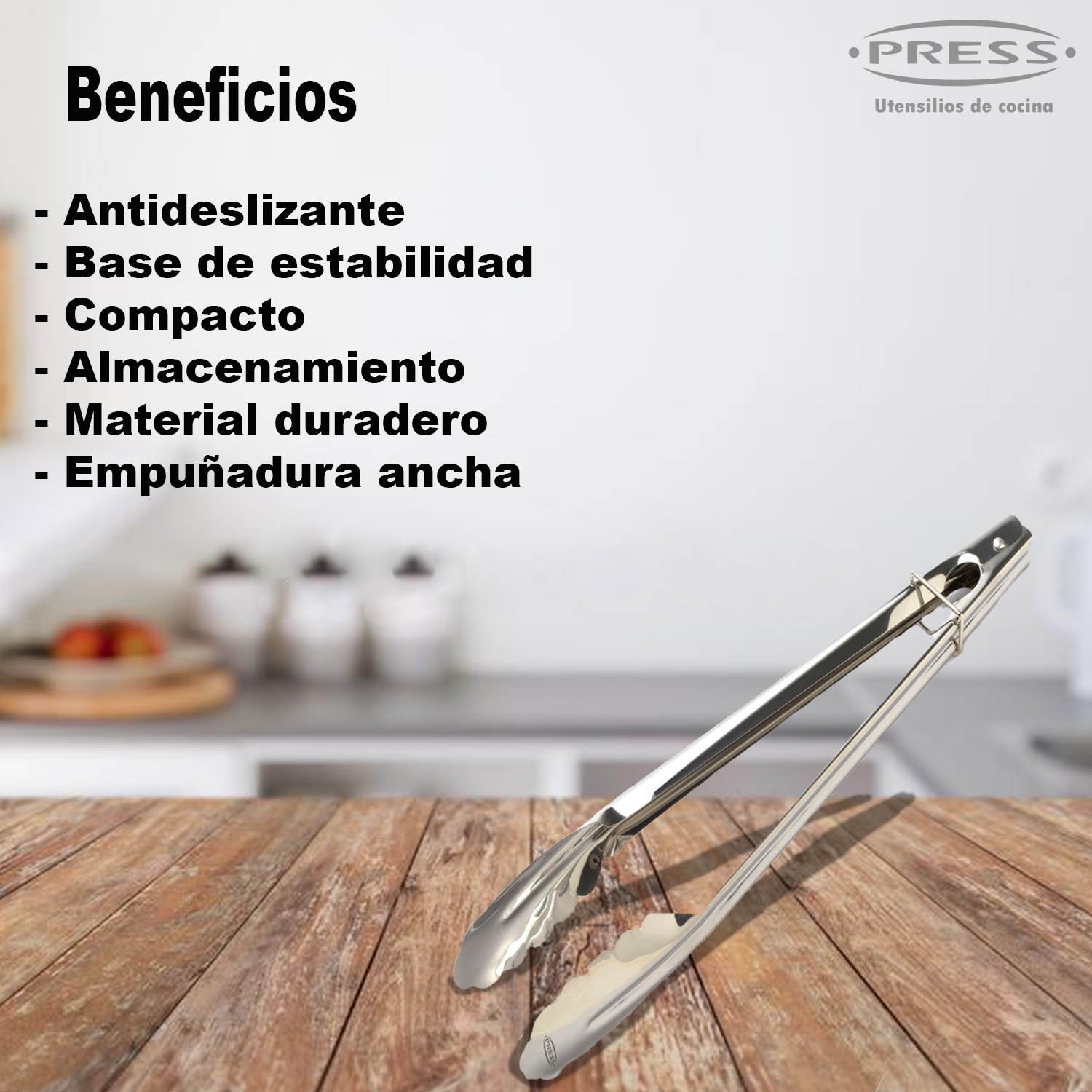Foto 3 | Pinza de Acero Press para Servir 23 Cm Clasic
