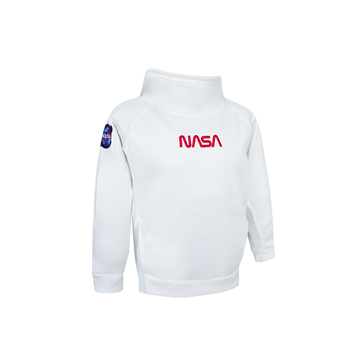 Foto 3 pulgar | Sudadera Nasa Blanca para Niño