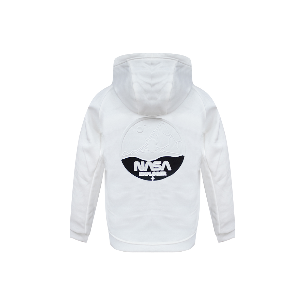 Foto 5 pulgar | Sudadera Nasa Blanca para Niño