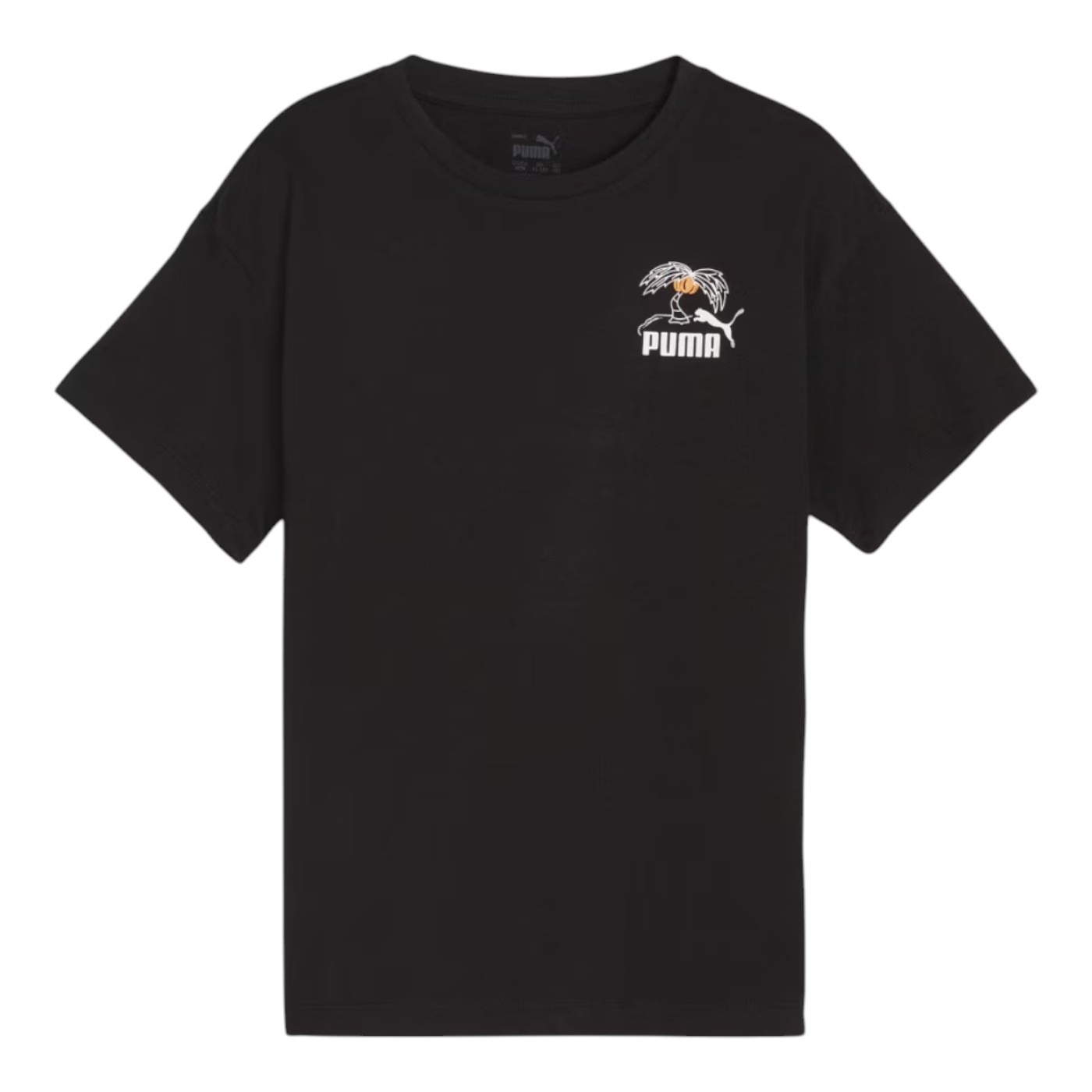Foto 2 pulgar | Playera Puma Ess Mid 90s Graphic Tee B Para Niños Color Negro Modelo 68029501
