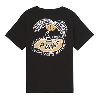 Foto 2 | Playera Puma Ess Mid 90s Graphic Tee B Para Niños Color Negro Modelo 68029501