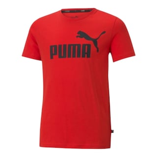 Foto 1 | Playera Puma Ess Logo Tee B Roja para Niño