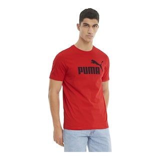 Foto 4 | Playera Puma Ess Logo Tee B Roja para Niño