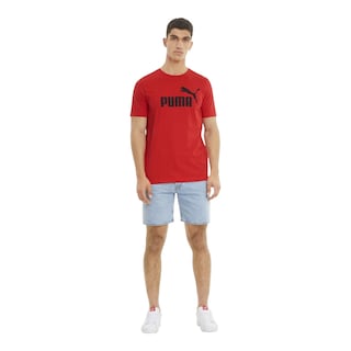 Foto 6 | Playera Puma Ess Logo Tee B Roja para Niño