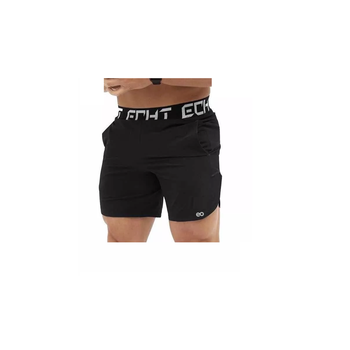 Foto 2 pulgar | Language Short Deportivo Elástico Para Correr. Talla G/eg. Eo Safe Imports Esi-11230-1 Negro