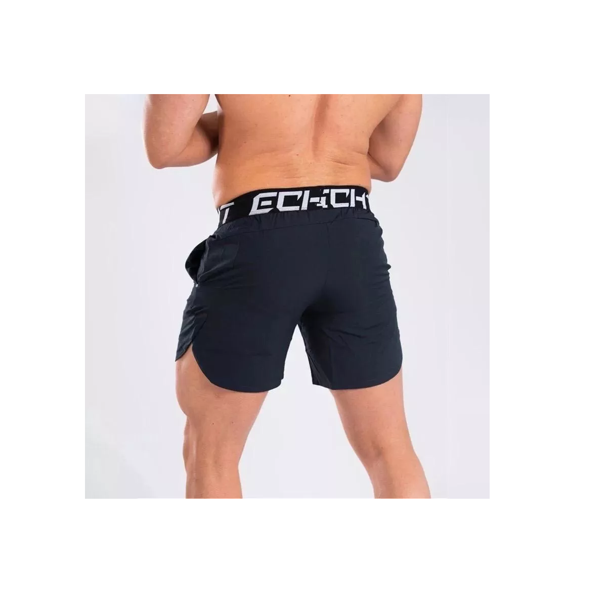 Foto 4 pulgar | Language Short Deportivo Elástico Para Correr. Talla G/eg. Eo Safe Imports Esi-11230-1 Negro