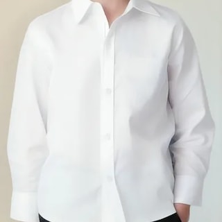 Foto 1 | Camisa Escolar Blanca Vestir Infantil Juvenil Uniforme Niños