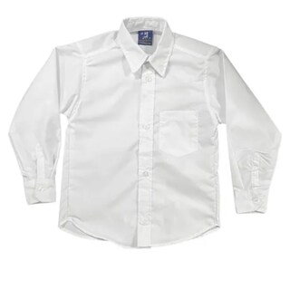 Foto 4 | Camisa Escolar Blanca Vestir Infantil Juvenil Uniforme Niños