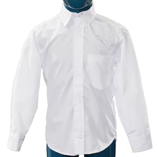 Foto 6 | Camisa Escolar Blanca Vestir Infantil Juvenil Uniforme Niños