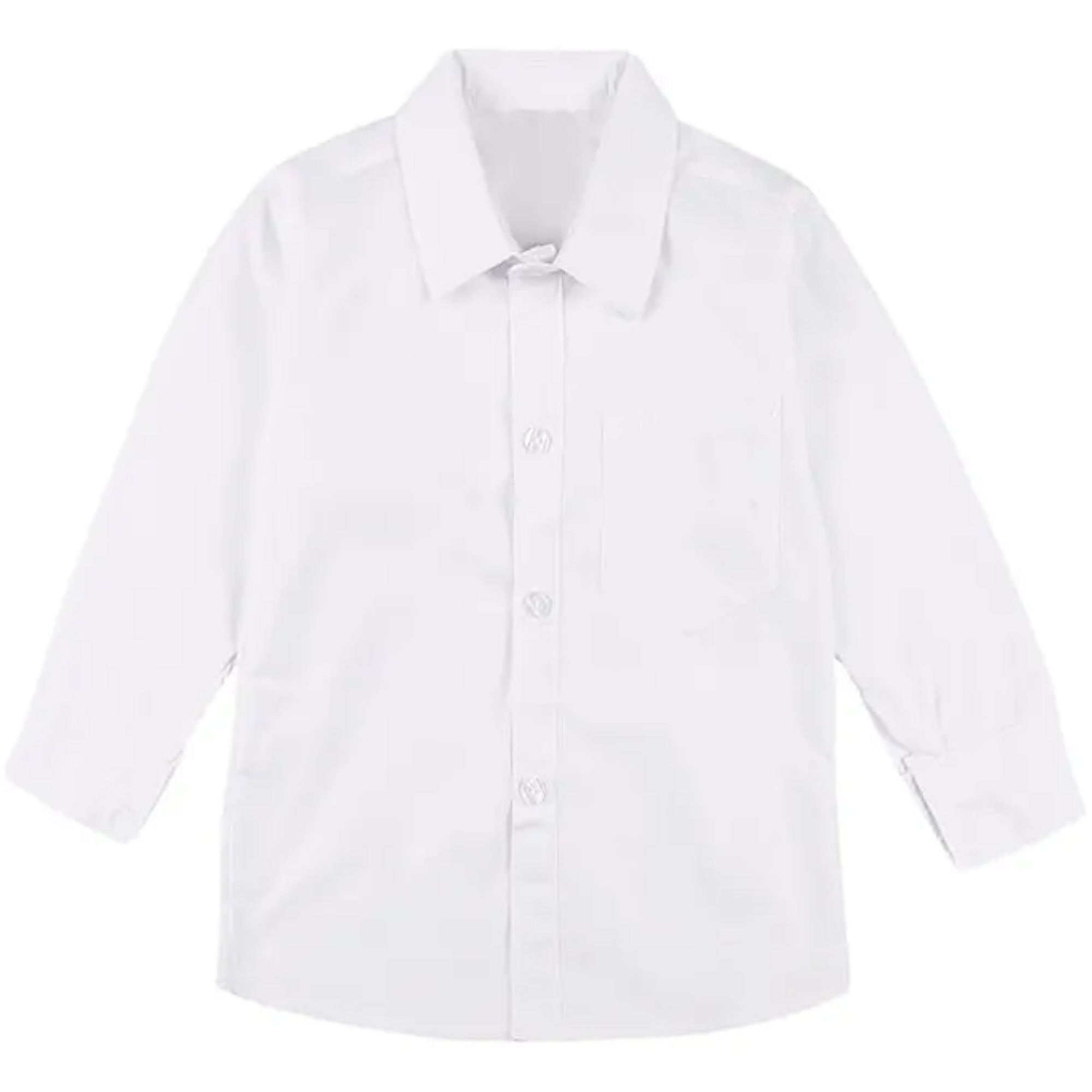 Foto 8 pulgar | Camisa Escolar Blanca Vestir Infantil Juvenil Uniforme Niños