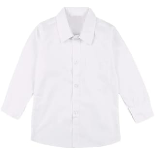 Foto 7 | Camisa Escolar Blanca Vestir Infantil Juvenil Uniforme Niños