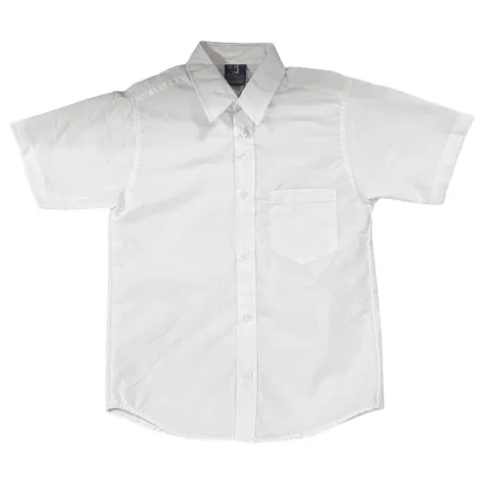 Foto 2 pulgar | Camisas Escolar Blanca Uniforme Manga Corta Vestir Formal
