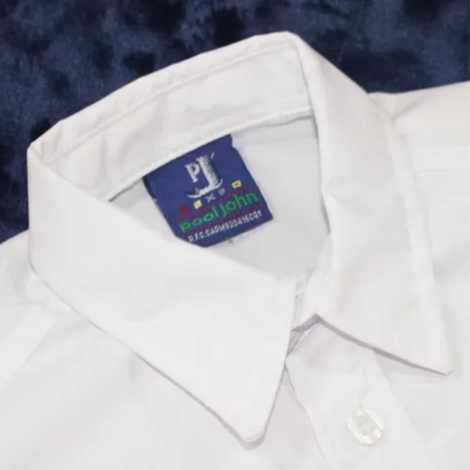Foto 4 | Camisas Escolar Blanca Uniforme Manga Corta Vestir Formal