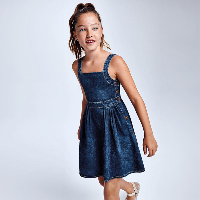 Foto 5 pulgar | Vestido Denim Tejano Mayoral